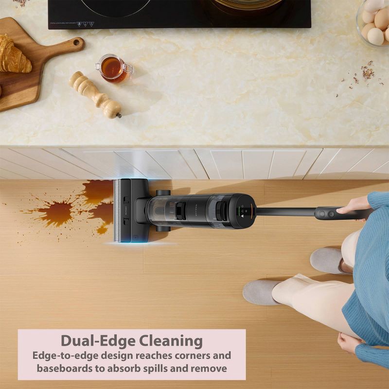 slide 2 of 8, Dreame K20 Pro Wet and Dry Vacuum Black: Bagless, Rechargeable, HEPA Filter, Self-Cleaning, Hardwood & Hard Floor Use, 1 ct