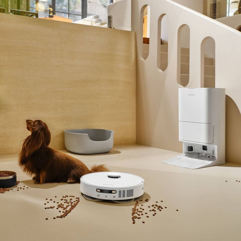 slide 9 of 12, Dreame E30 Ultra Robot Vacuum and Mop White, 1 ct