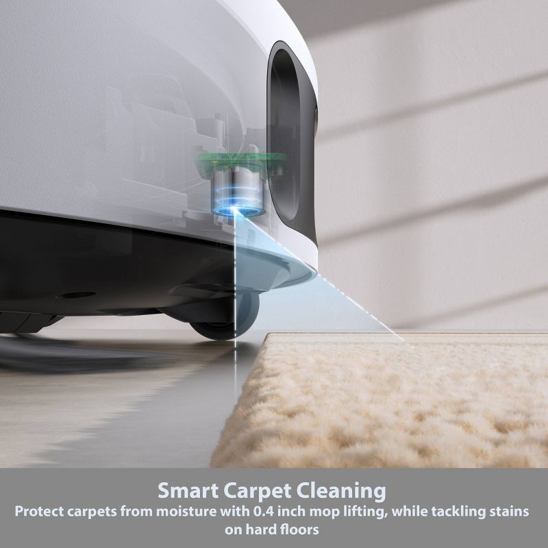 slide 11 of 12, Dreame E30 Ultra Robot Vacuum and Mop White, 1 ct