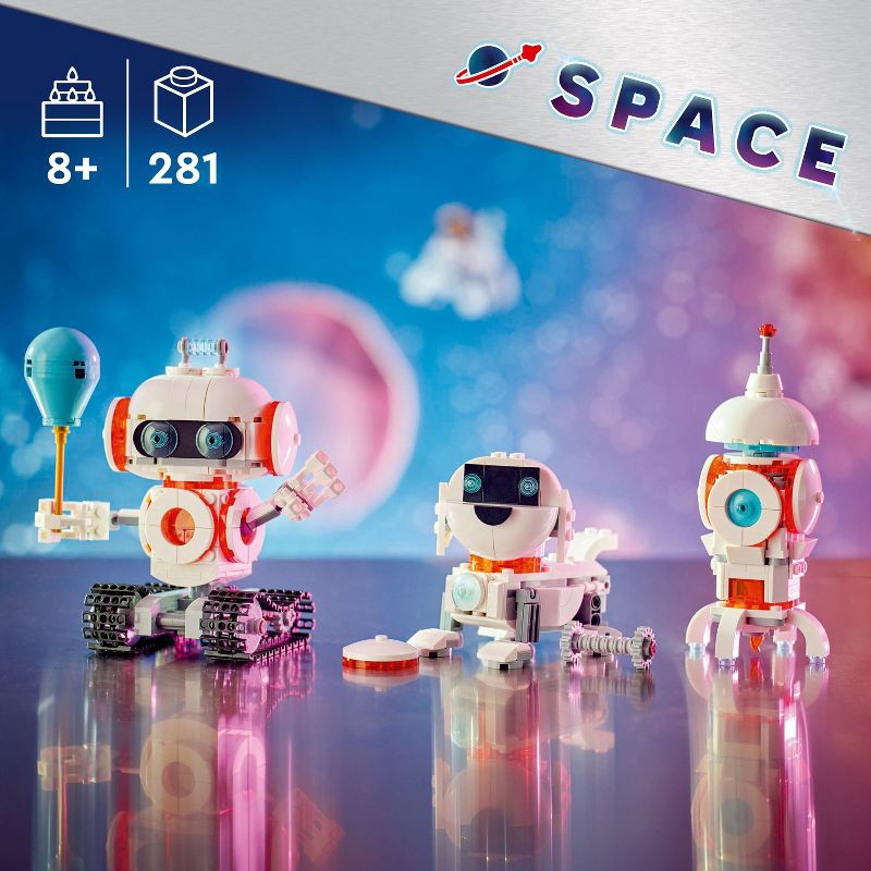 slide 2 of 6, LEGO Creator 3 in 1 Space Robot Building Toy with 3 Options, Robot, Spaceship or Robot Dog 31164, 1 ct