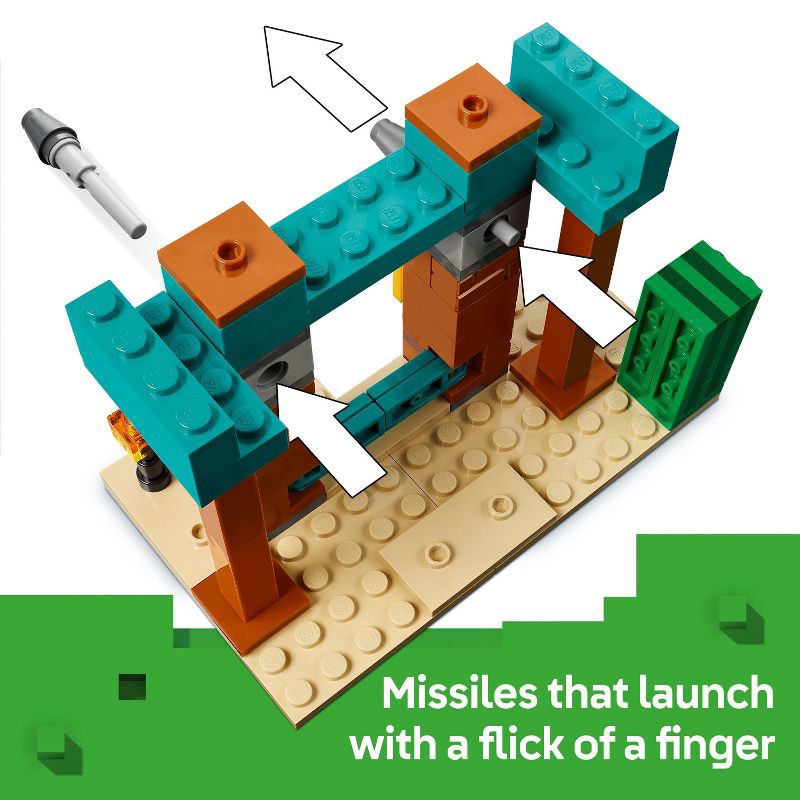 slide 4 of 6, LEGO Minecraft The Illager Desert Patrol Toy Figures and Building Playset 21267, 1 ct
