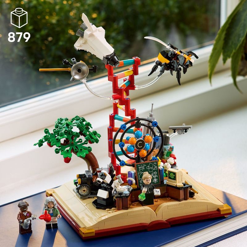 slide 2 of 7, LEGO Ideas The Evolution of STEM Building Set with Scientist Minifigures 21355, 1 ct