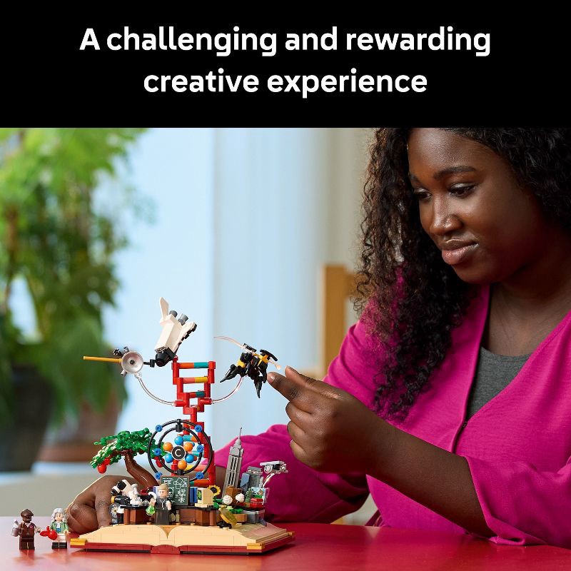 slide 3 of 7, LEGO Ideas The Evolution of STEM Building Set with Scientist Minifigures 21355, 1 ct