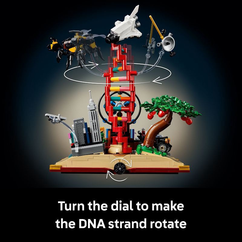 slide 4 of 7, LEGO Ideas The Evolution of STEM Building Set with Scientist Minifigures 21355, 1 ct