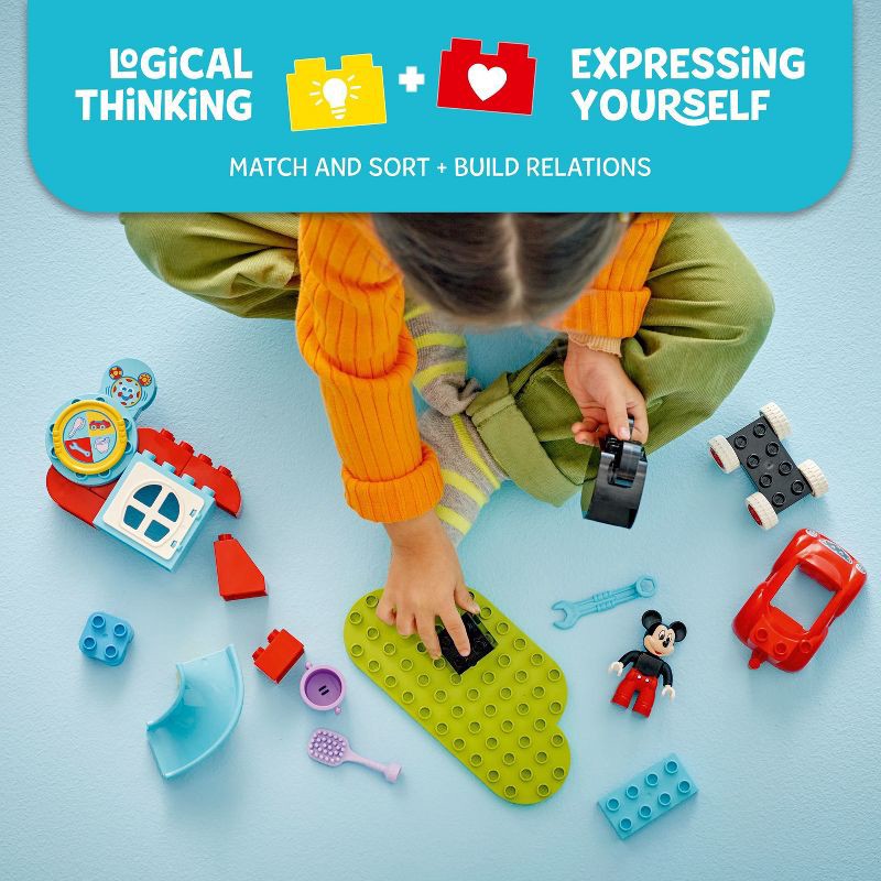 slide 3 of 6, LEGO DUPLO Disney Mickey Mouse Clubhouse & Car 10454, 1 ct