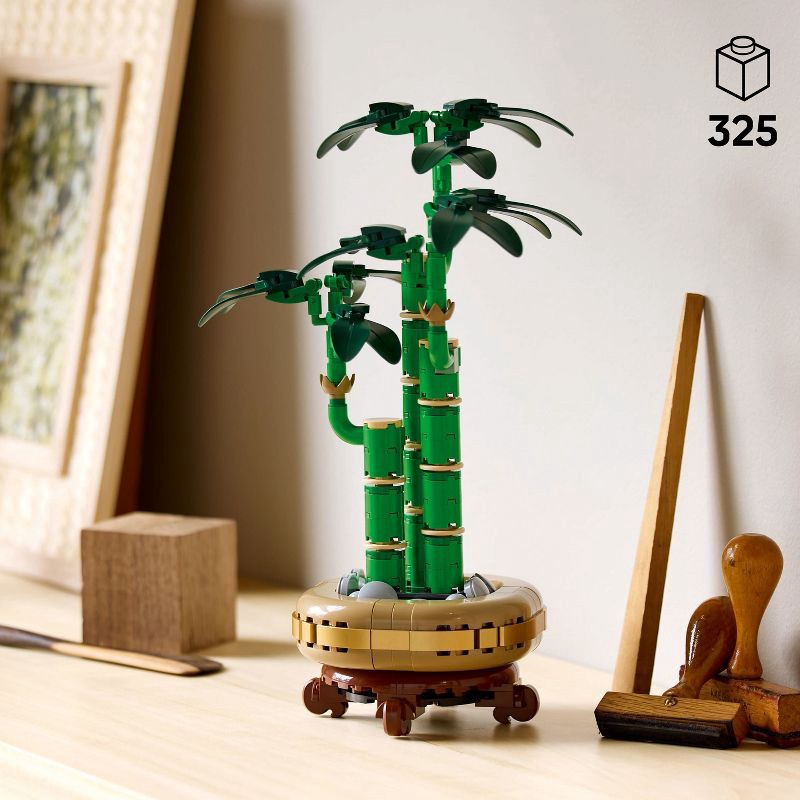 slide 2 of 6, LEGO Botanicals Lucky Bamboo Building Set for Adults, Decor for Home or Office 10344, 1 ct