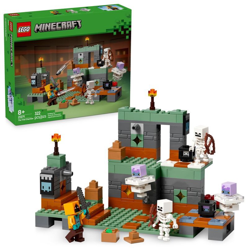 slide 1 of 6, LEGO Minecraft The Trial Chamber Kids Toy 21271, 1 ct