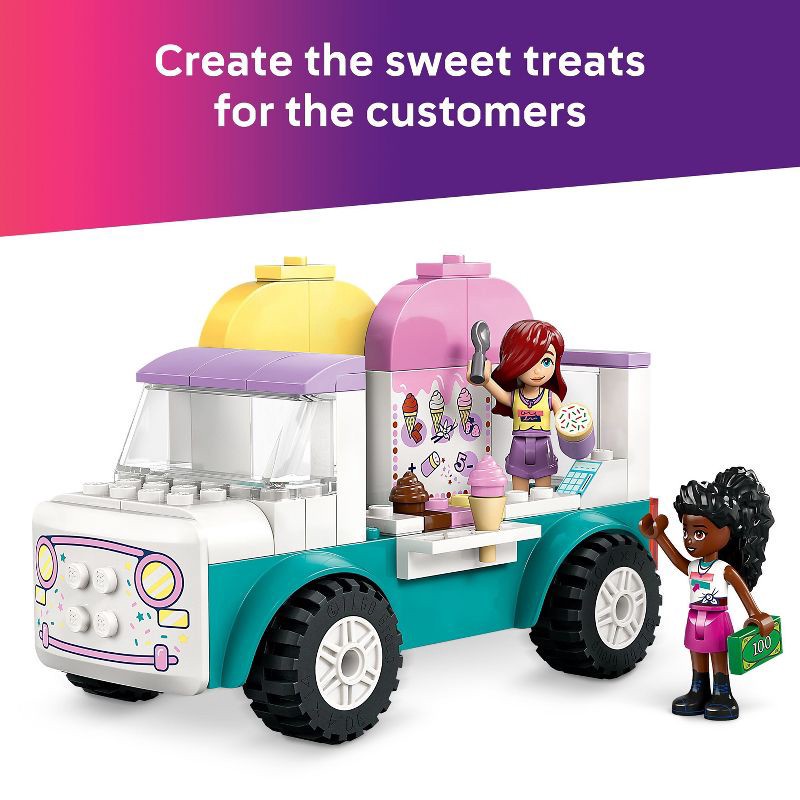 slide 5 of 6, LEGO Friends Heartlake City Ice Cream Truck Preschool Building Blocks 42644, 1 ct