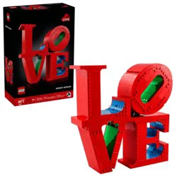 LEGO Art LOVE Collectible Building Set, Home Decor Gift Idea 31214