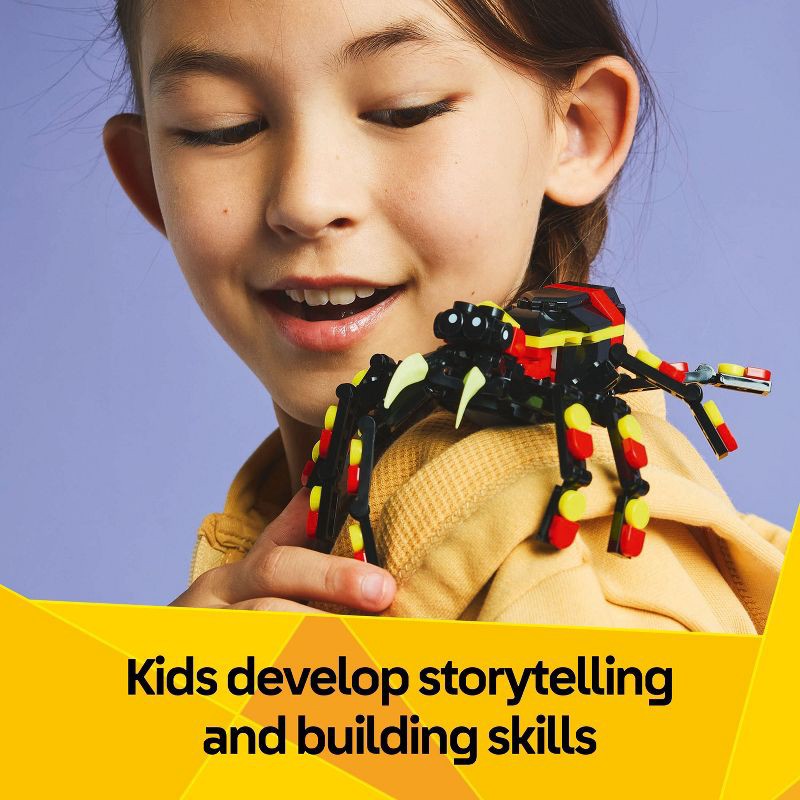 slide 5 of 6, LEGO Creator 3 in 1 Wild Animals Surprising Spider Building Toy with 3 Options Scorpion or Snake 31159, 1 ct