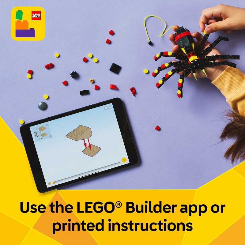 slide 6 of 6, LEGO Creator 3 in 1 Wild Animals Surprising Spider Building Toy with 3 Options Scorpion or Snake 31159, 1 ct