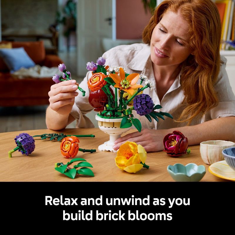 slide 3 of 6, LEGO Botanicals Flower Arrangement - Ages 18+ 10345, 1 ct