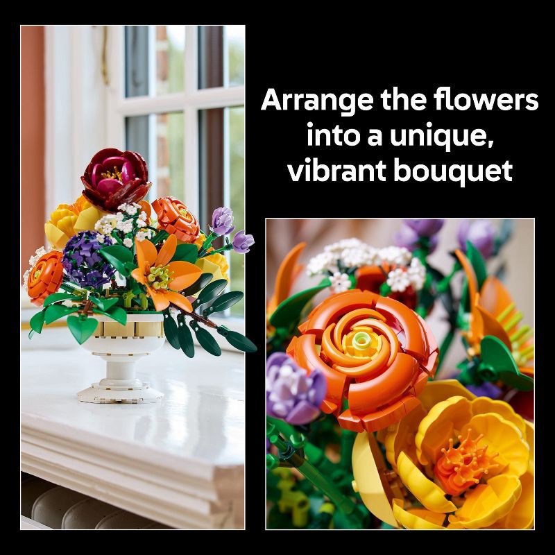 slide 4 of 6, LEGO Botanicals Flower Arrangement - Ages 18+ 10345, 1 ct