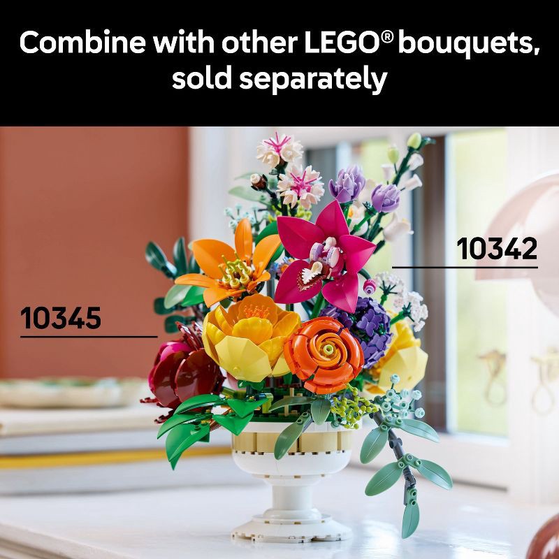 slide 6 of 6, LEGO Botanicals Flower Arrangement - Ages 18+ 10345, 1 ct