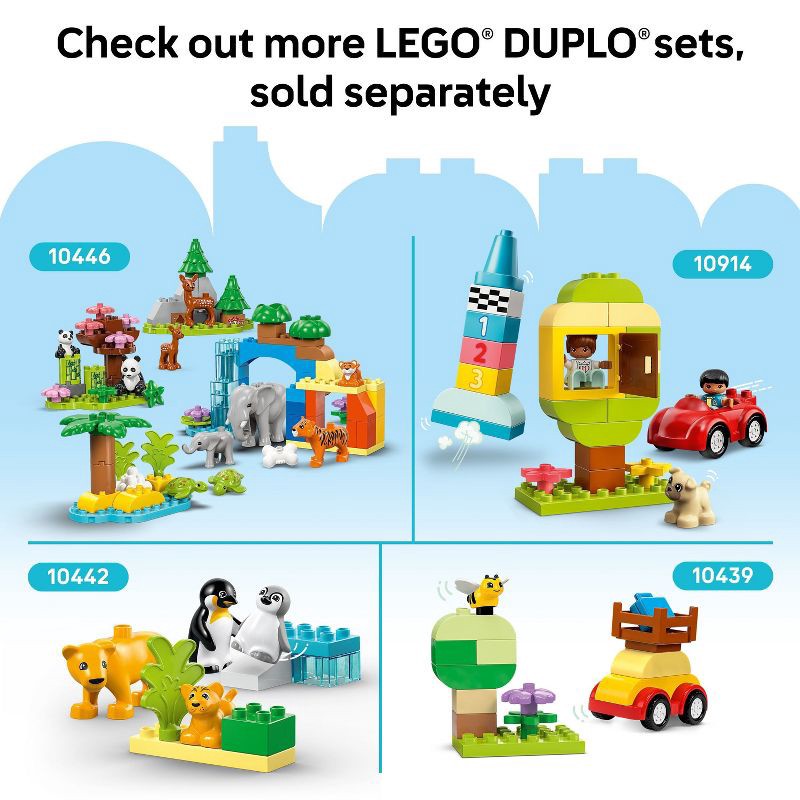 slide 6 of 6, LEGO DUPLO Green Building Plate Construction Toy 10460, 1 ct
