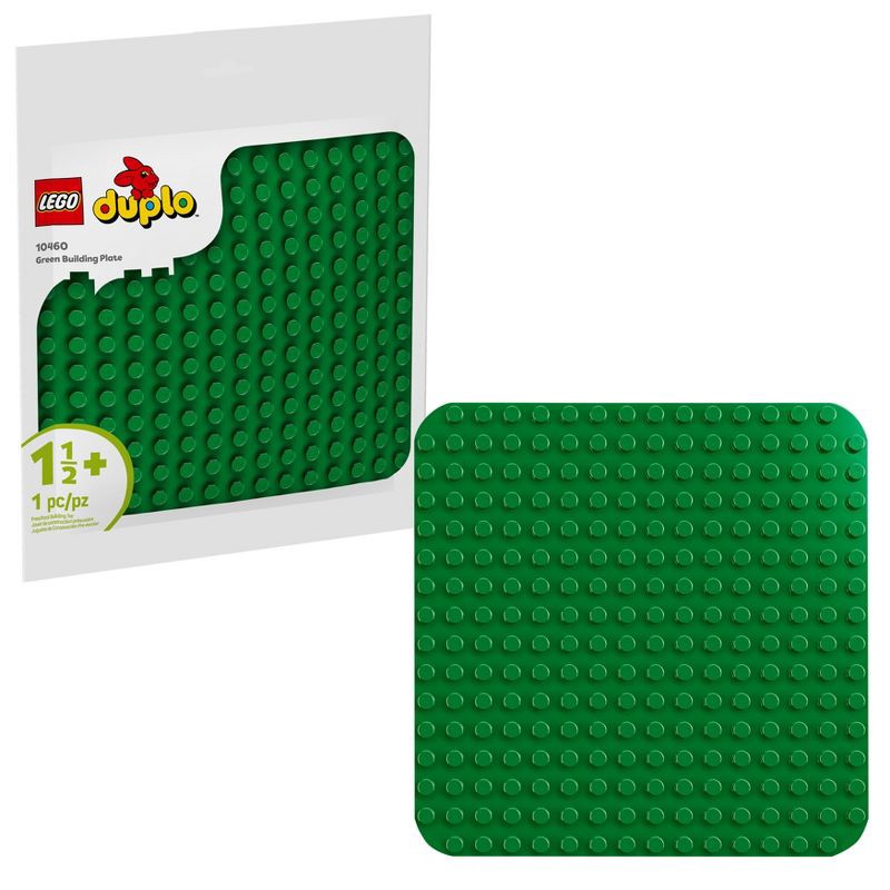slide 1 of 6, LEGO DUPLO Green Building Plate Construction Toy 10460, 1 ct