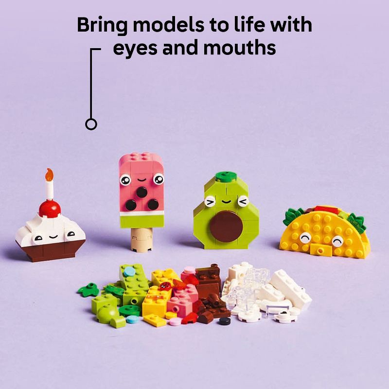 slide 6 of 6, LEGO Classic Creative Food Friends Building Toy, Pretend Play Food 11039, 1 ct