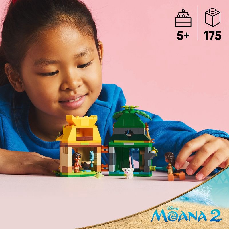 slide 2 of 6, LEGO Disney Moana's Island Fun Building Toy Princess Playset 43260, 1 ct