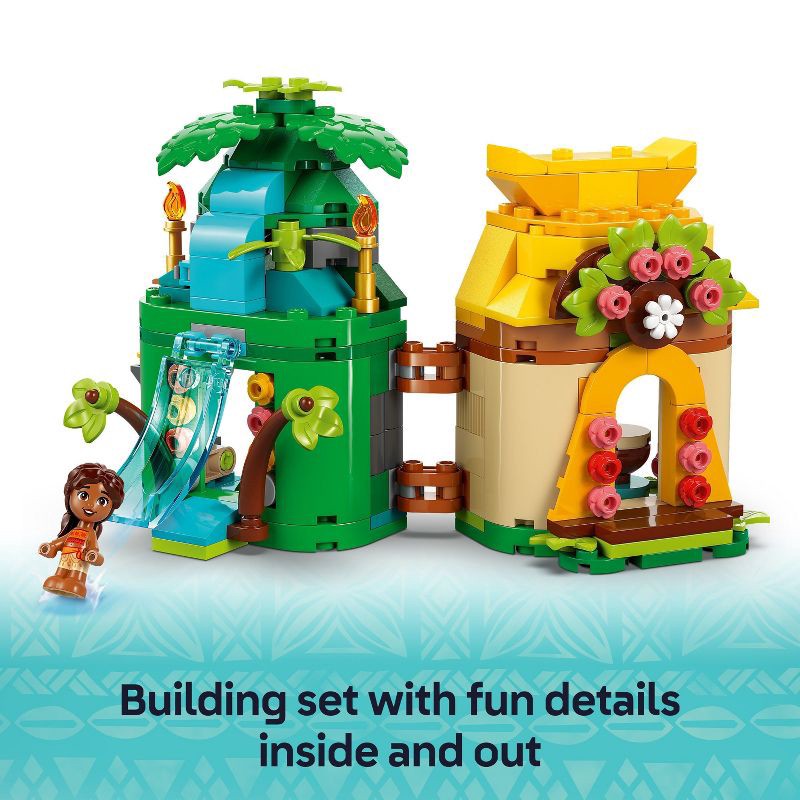 slide 3 of 6, LEGO Disney Moana's Island Fun Building Toy Princess Playset 43260, 1 ct