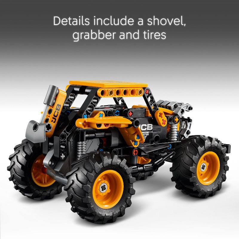 slide 4 of 6, LEGO Technic Monster Jam DIGatron Pull-Back Monster Truck Building Toy 42199, 1 ct