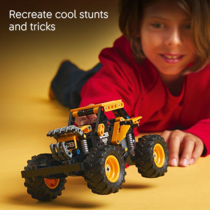 slide 5 of 6, LEGO Technic Monster Jam DIGatron Pull-Back Monster Truck Building Toy 42199, 1 ct