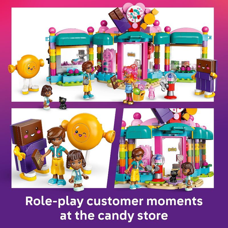 slide 5 of 6, LEGO Friends Heartlake City Candy Store Pretend Play Building Toy 42649, 1 ct
