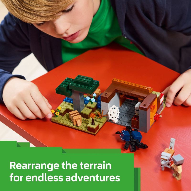 slide 3 of 6, LEGO Minecraft The Armadillo Mine Expedition Toy Figures and Building Playset 21269, 1 ct