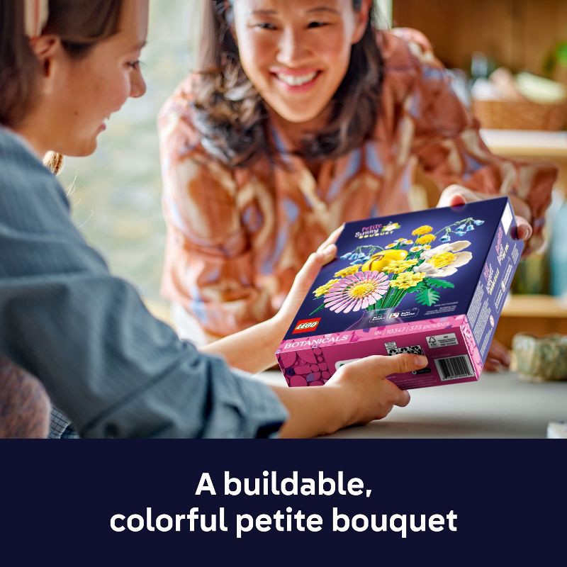 slide 3 of 7, LEGO Botanicals Petite Sunny Bouquet Flower Building Set 10347, 1 ct