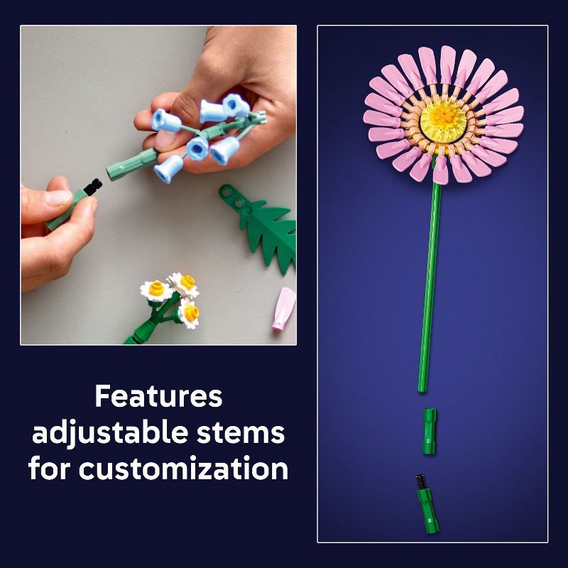 slide 5 of 7, LEGO Botanicals Petite Sunny Bouquet Flower Building Set 10347, 1 ct