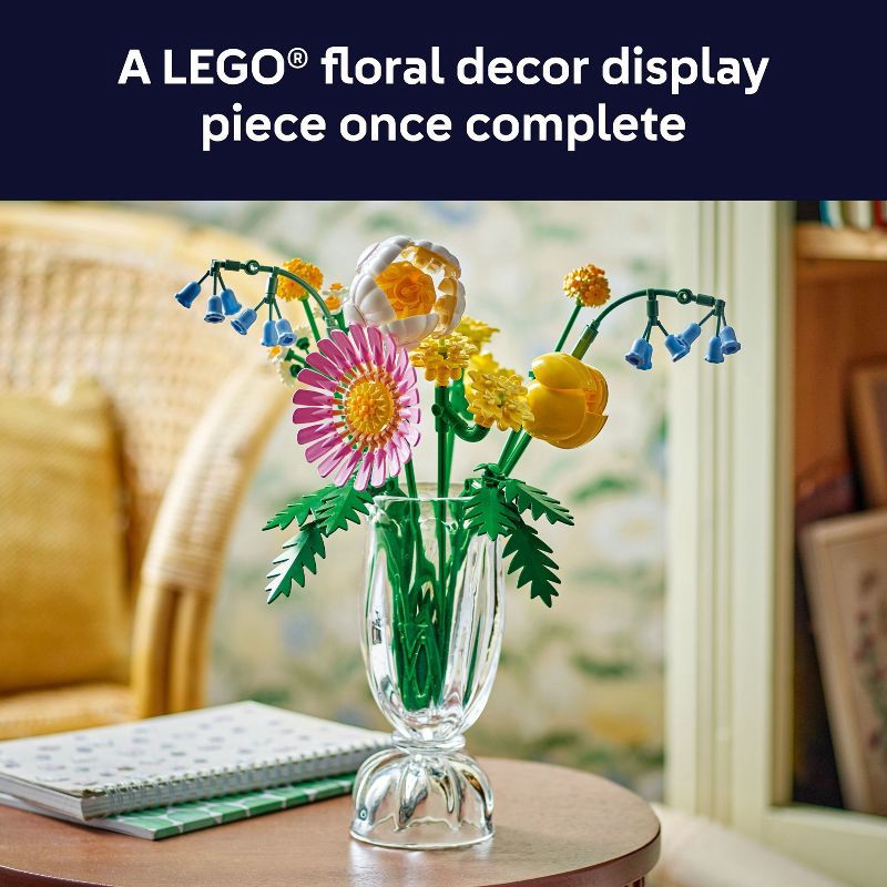 slide 6 of 7, LEGO Botanicals Petite Sunny Bouquet Flower Building Set 10347, 1 ct
