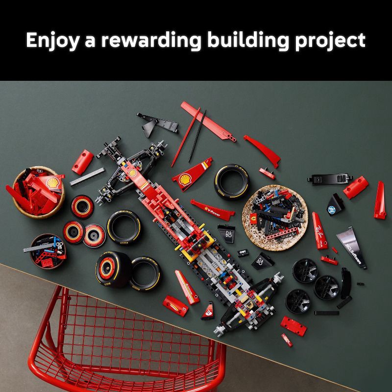 slide 3 of 6, LEGO Technic Ferrari SF-24 F1 Car Model Kit for Adult F1 Fans 42207, 1 ct