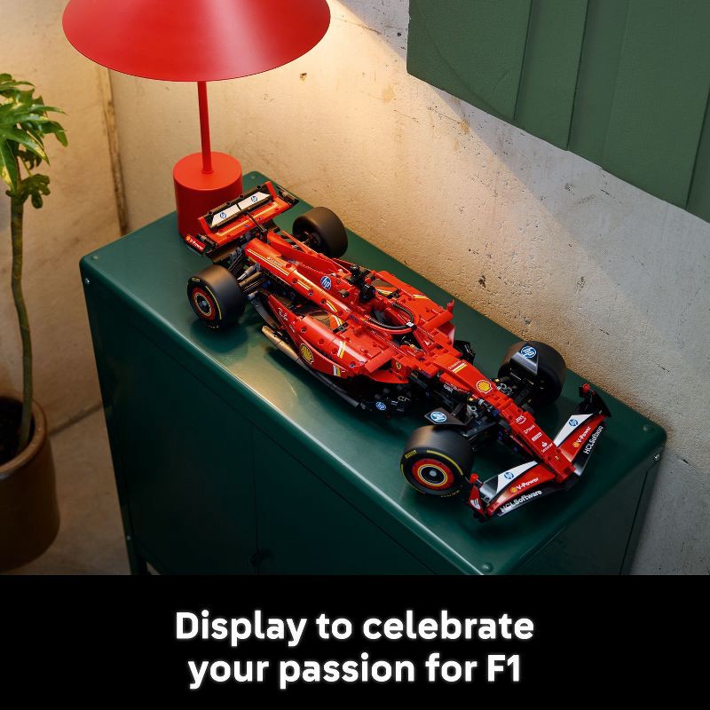 slide 6 of 6, LEGO Technic Ferrari SF-24 F1 Car Model Kit for Adult F1 Fans 42207, 1 ct