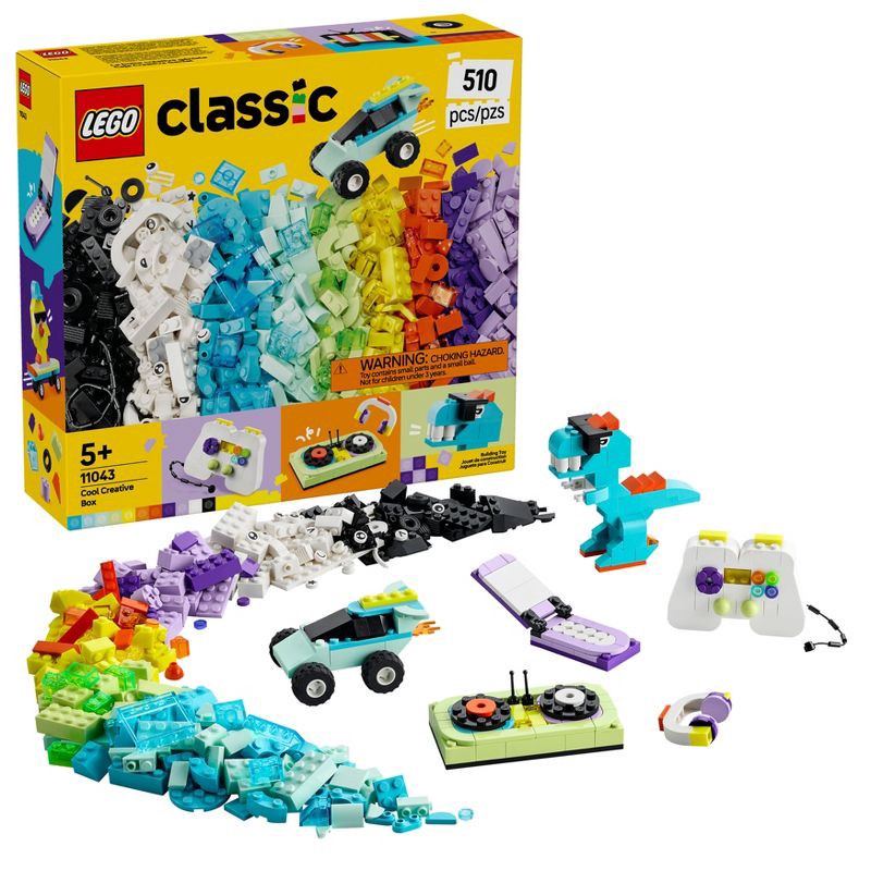 slide 1 of 7, LEGO Classic Cool Creative Box Building Toy Set, Learning and Educational Toy, Christmas Gift for Kids' - 11043, 1 ct