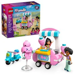 LEGO Friends Cotton Candy Stand and Scooter Pretend Play Building Toy Set 42643