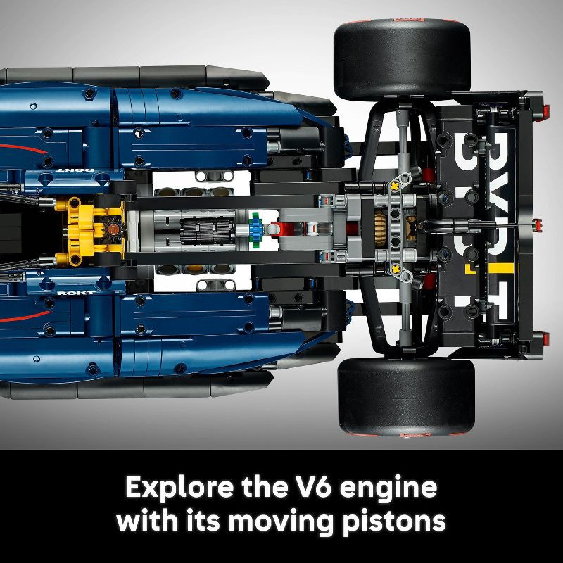 slide 4 of 6, LEGO Technic Oracle Red Bull Racing RB20 F1 Car Model Kit for Adults 42206, 1 ct