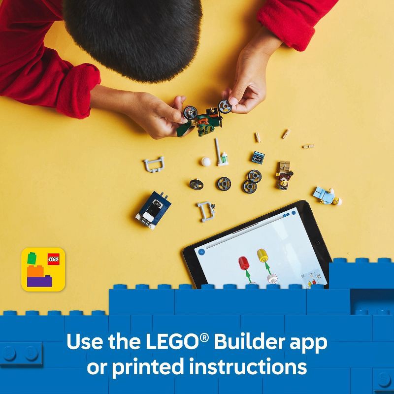 slide 7 of 7, LEGO City Airplane vs. Hospital Bed Race Car Pack Building Toy 60459, 1 ct