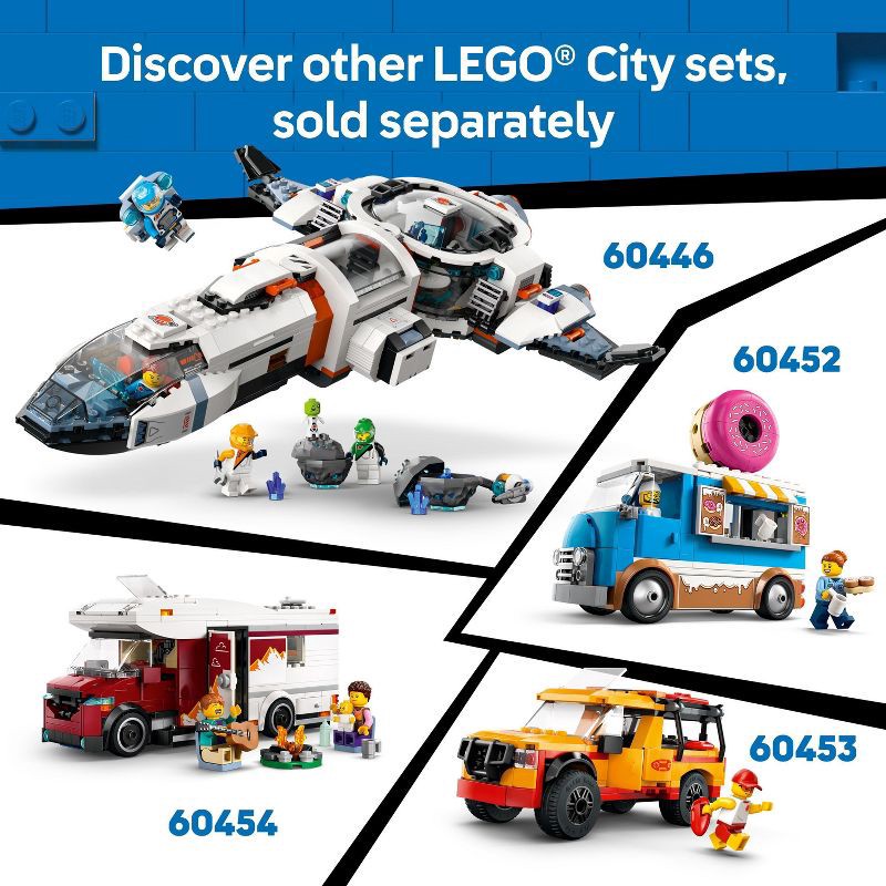 slide 6 of 7, LEGO City Holiday Adventure Camper Van Building Toy Set 60454, 1 ct