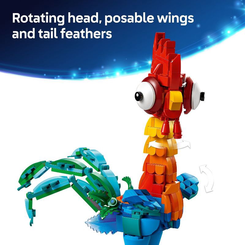 slide 4 of 6, LEGO Disney Moana 2 Heihei Buildable Animal Model Kit 43272, 1 ct