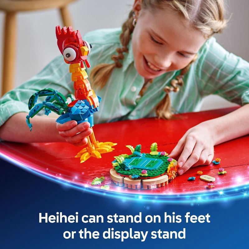 slide 5 of 6, LEGO Disney Moana 2 Heihei Buildable Animal Model Kit 43272, 1 ct