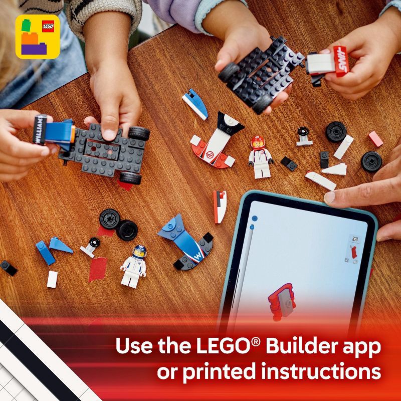 slide 4 of 6, LEGO City F1 Williams Racing & Haas F1 Race Cars Preschool Toy 60464, 1 ct
