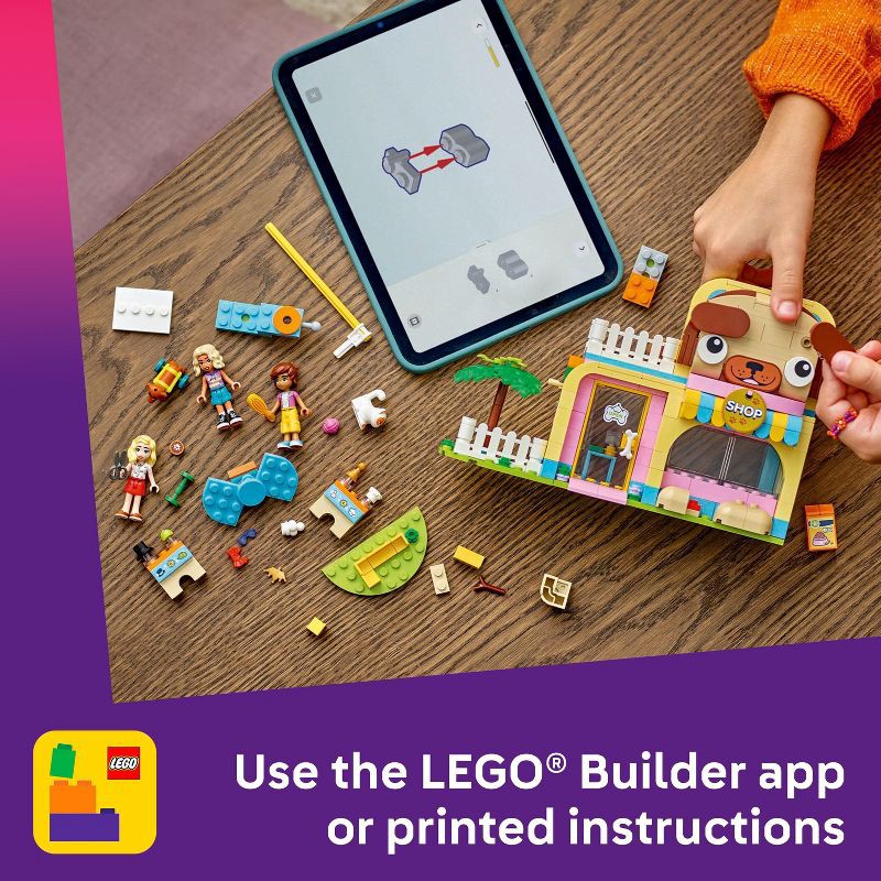 slide 6 of 6, LEGO Friends Pet Accessories Shop Pretend Play Building Set 42650, 1 ct