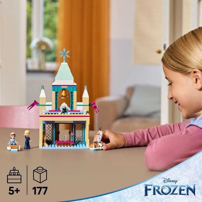 slide 2 of 6, LEGO Disney Frozen Arendelle Frozen Castle Building Toy with Princess Anna & Elsa 43265, 1 ct