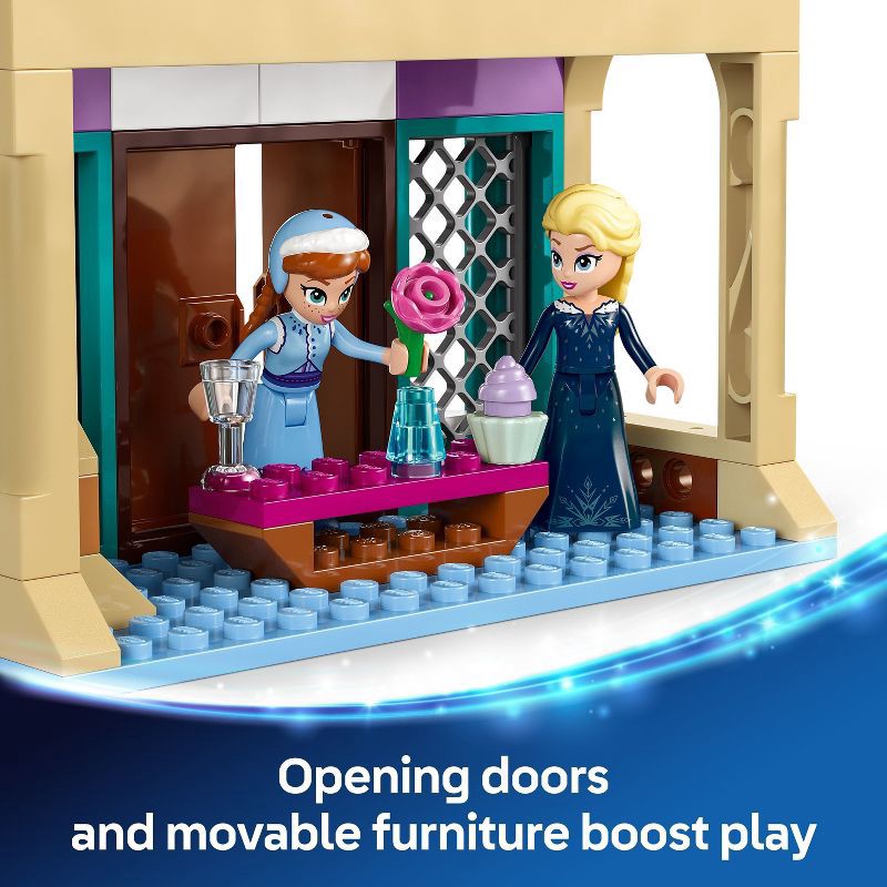 slide 3 of 6, LEGO Disney Frozen Arendelle Frozen Castle Building Toy with Princess Anna & Elsa 43265, 1 ct