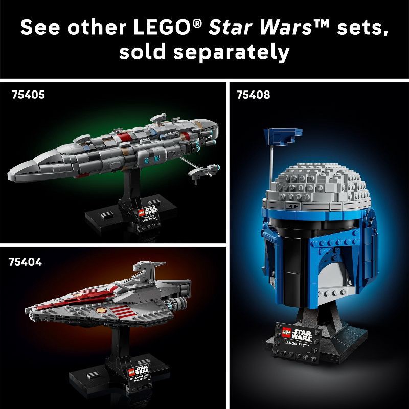 slide 7 of 7, LEGO Star Wars Brick-Built Star Wars Logo, Collectible Building Kit 75407, 1 ct