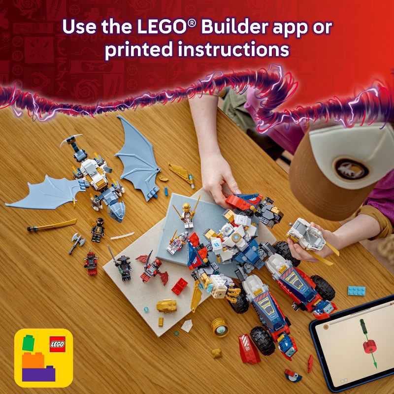 slide 6 of 6, LEGO NINJAGO Zane's Ultra Combiner Mech Ninja 4-in-1 Building Toy 71834, 1 ct