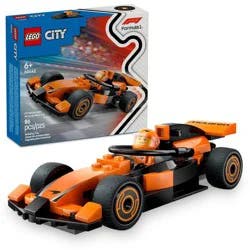 LEGO City F1 Driver with McLaren Race Car Model Racing Playset 60442