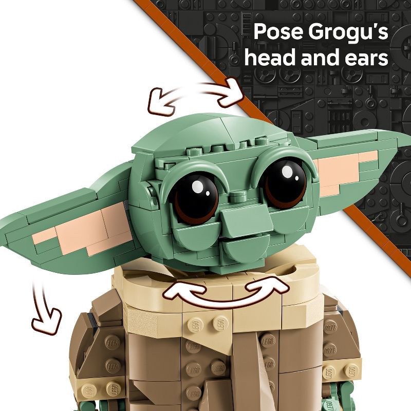 slide 3 of 6, LEGO Star Wars The Mandalorian: Grogu with Hover Pram Buildable Toy Figure 75403, 1 ct