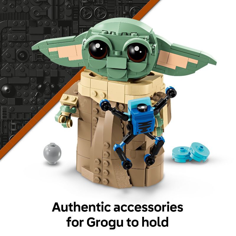 slide 5 of 6, LEGO Star Wars The Mandalorian: Grogu with Hover Pram Buildable Toy Figure 75403, 1 ct