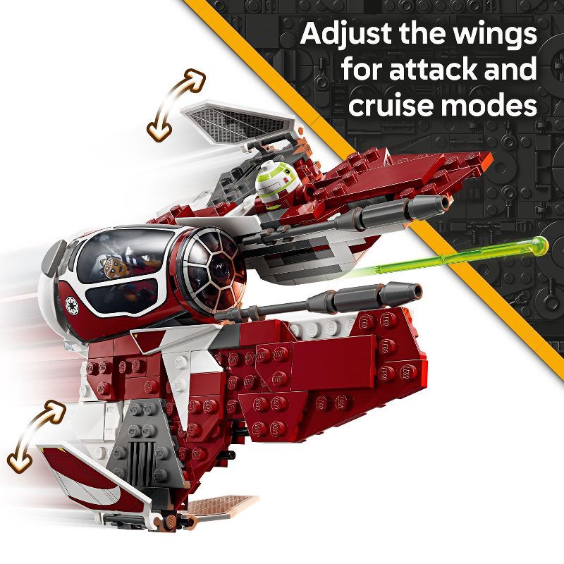 slide 3 of 6, LEGO Star Wars The Clone Wars Ahsoka's Jedi Interceptor Spaceship Building Toy 75401, 1 ct