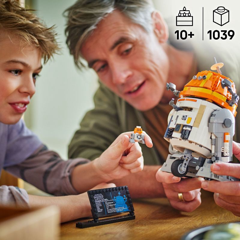 slide 2 of 7, LEGO Star Wars: Ahsoka Chopper (C1-10P) Astromech Droid Building Set 75416, 1 ct